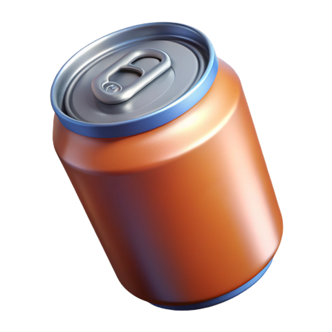 3d soda can mockup png image