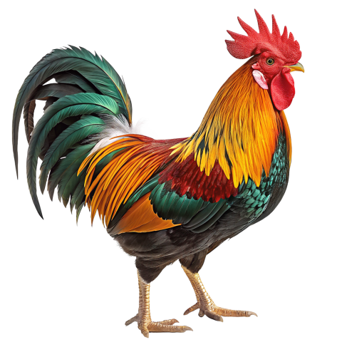 Big rooster transparent image png