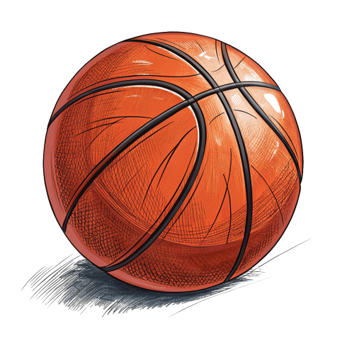Basketball illustration png
