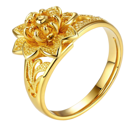 Gold ring png image
