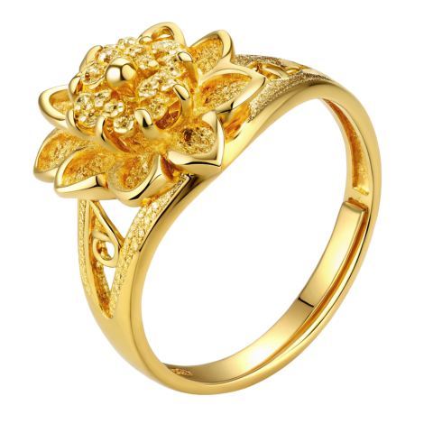 Gold ring png image