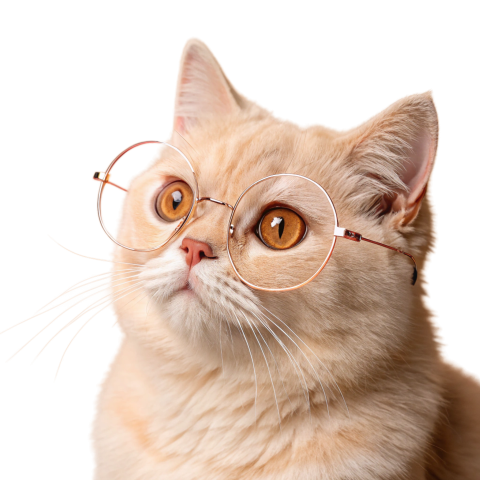 Cute Cat Wearing Sunglasses png image
