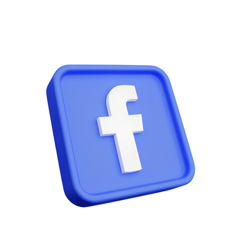 3D Facebook Icon Png Image