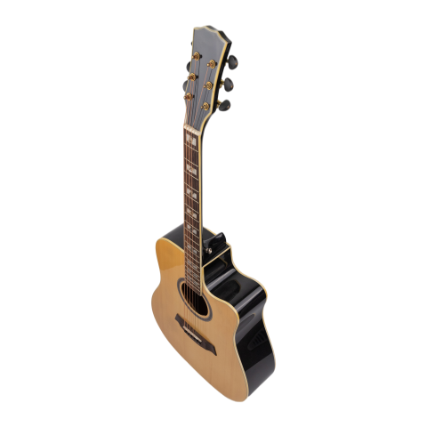 Classical Guitar on Transparent Backgroun