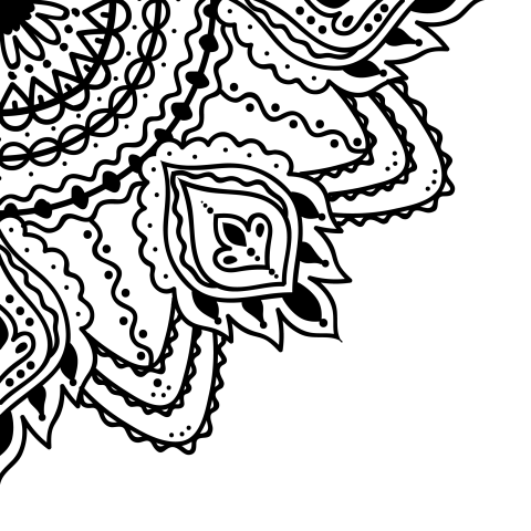 Floral Corner Design Png Free Download