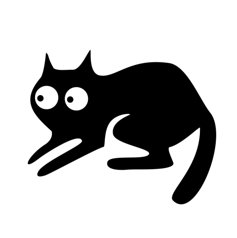 Cute and Funny Black Cat Png Free Download