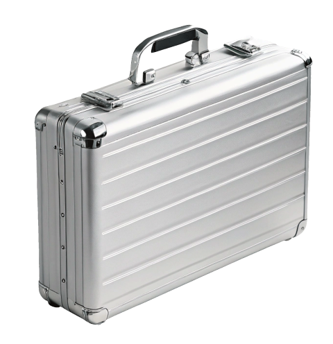 Aluminum briefcase png image
