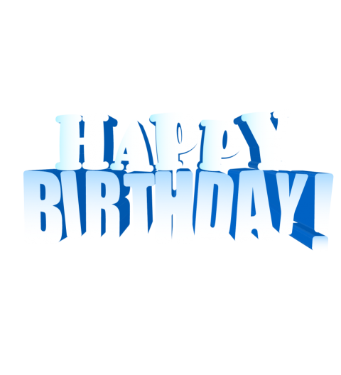Happy Birthday Text Png Free Download