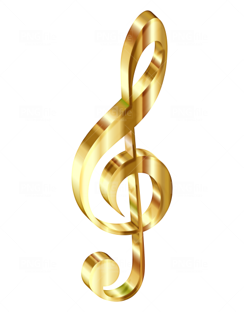 Clef Music  Note 3D  Png  Free Download Photo 216 